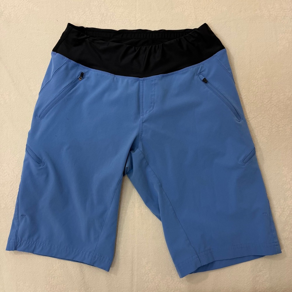 ZOIC Ether Shorts Mens M Blue 11" Inseam MTB Mountain Bike